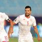 Tunisia's forward Wahbi Khazri (L) celebrates his goal with teammates during the 2019 Africa Cup of Nations (CAN) Group E football match between Tunisia and Mali at the Suez Stadium on June 28, 2019.