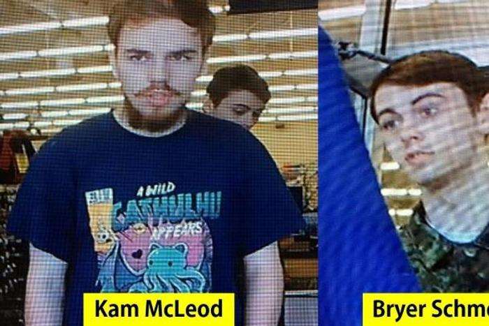 The Royal Canadian Mounted Police released photos on July 23, 2019 of Kam McLeod, 19, and Bryer Schmegelsky, 18, who are considered the main suspects in three murders