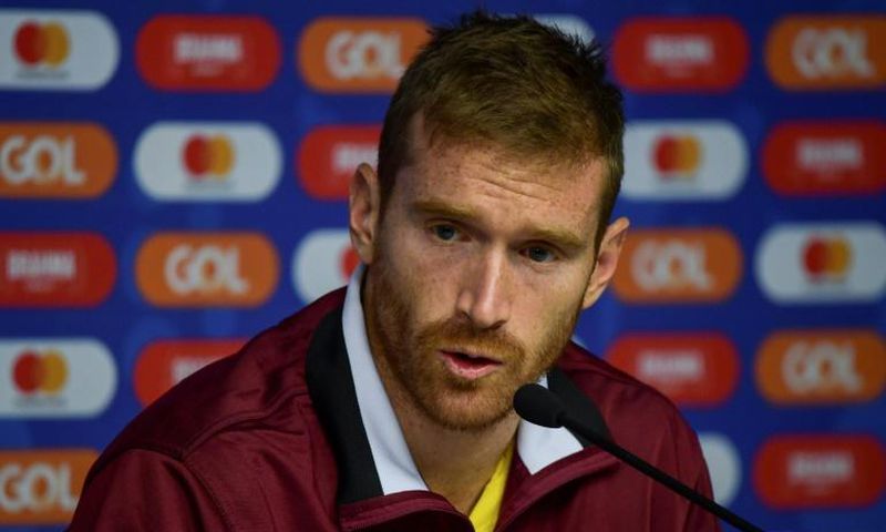 Venezuela's Fernando Aristeguieta wants to bring some joy to his impoverished countryman by qualifying for the Copa America quarter-finals