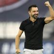 Al Sadd's Spanish coach Xavi Hernandez celebrated as his team scored on its way to victory over Al Duhail in the Asian Champions League