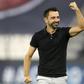 Al Sadd's Spanish coach Xavi Hernandez celebrated as his team scored on its way to victory over Al Duhail in the Asian Champions League