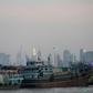 Iranian boats carrying commercial goods, mainly food ingredients, are shown docked at Ras al-Khor in Dubai early last month as tensions rose in Gulf waters