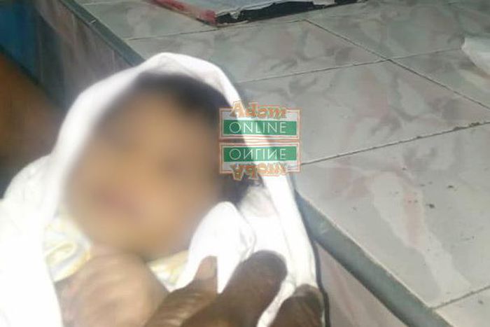 Abandoned baby found in gutter at Assin Praso