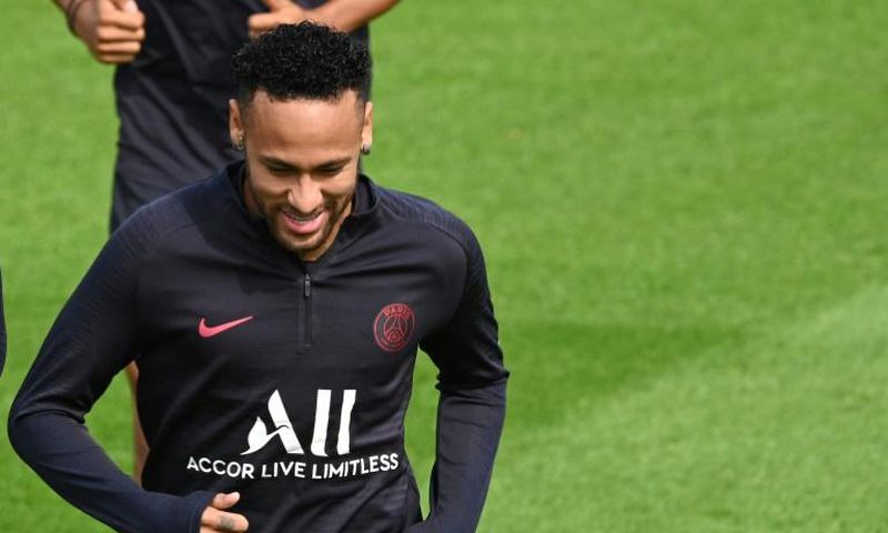 Neymar, seen training on August 10, has been linked with a return to Barcelona after PSG hinted at potential movement last weekend and Barcelona media now saying talks are in the offing