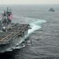 The amphibious assault ship USS Boxer downed an Iranian drone, US President Donald Trump said Thursday