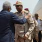 Arriving at the airport in the South Sudanese capital Juba, General Mohamed Hamdan Daglo (R), the deputy chief of Sudan's ruling military council, told reporters he would be holding talks with South Kordofan rebel leader Abdelaziz al-Hilu