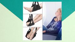 This Airplane Footrest Makes Traveling Comfy