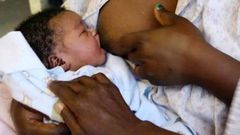 A breastfeeding mother (Illustrative)