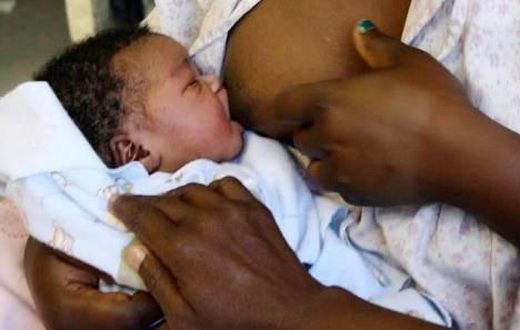 A breastfeeding mother (Illustrative)