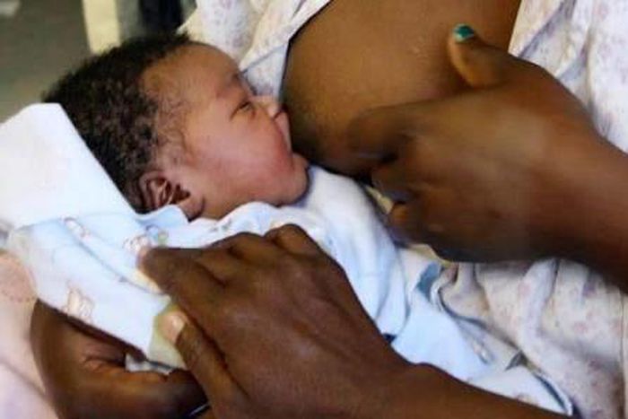 A breastfeeding mother (Illustrative)