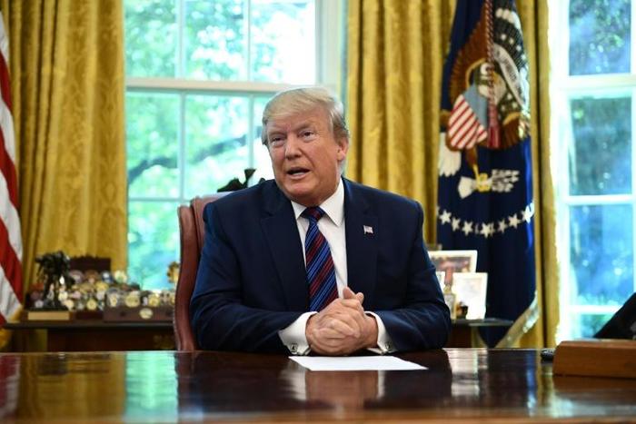 US President Donald Trump said discussions on a "very substantial" trade deal with post-Brexit Britain were already underway