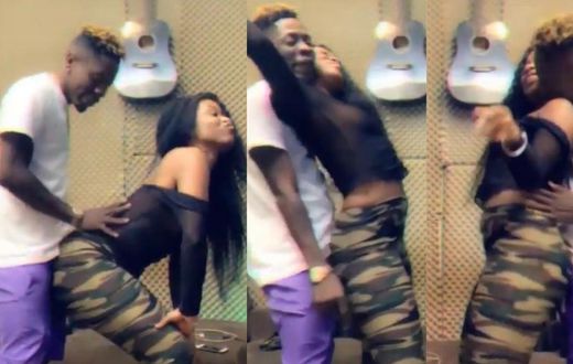 Shatta Wale and Efia Odo