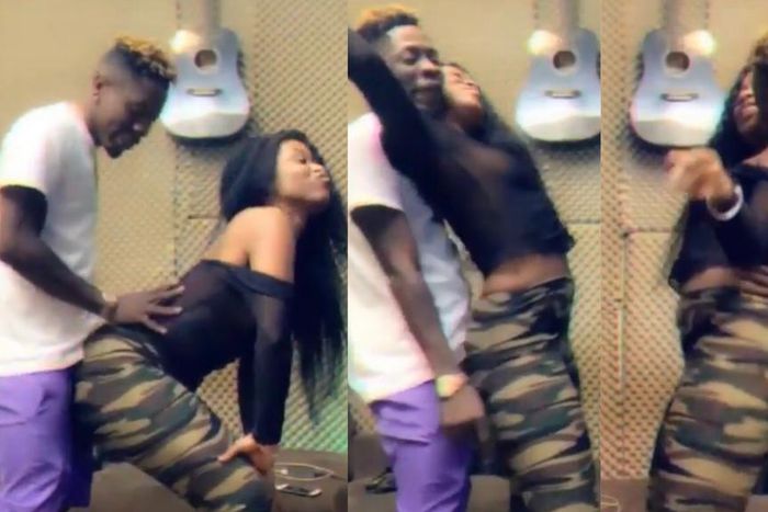 Shatta Wale and Efia Odo