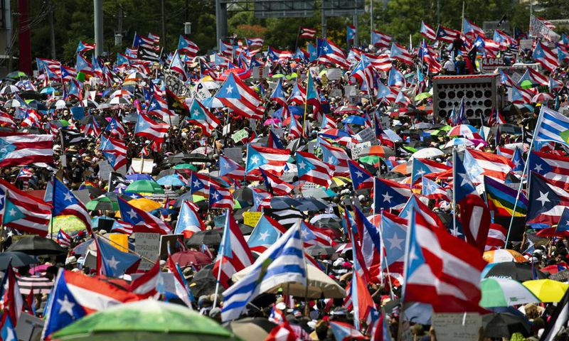 Protests Swell as Puerto Ricans Seethe Over Government in Crisis