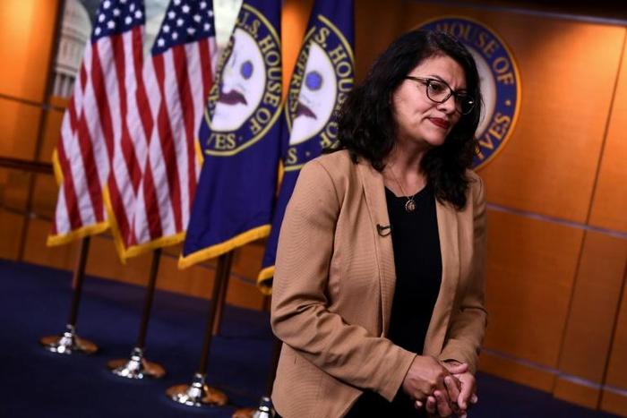 US Representative Rashida Tlaib who along with fellow congresswoman Ilhan Omar plans to visit Israel and the Palestinian territories