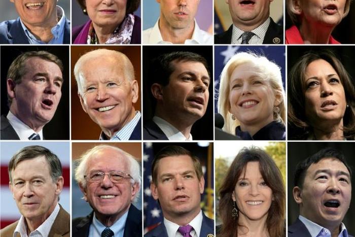 Twenty candidates vying for the 2020 Democratic presidential nomination are participating in the party's debates June 26-27, 2019 in Miami, Florida