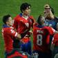 Chile and Uruguay players argue during their 2015 Copa America clash in Santiago