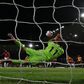 Wolves keeper Rui Patricio saves a penalty from Manchester United's Paul Pogba