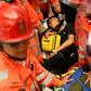 Two men were beaten by protesters at Hong Kong airport on Tuesday, one accused of being a Chinese spy and the other of being an undercover police officer