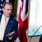 British Foreign Secretary Dominic Raab (L) and US Secretary of State Mike Pompeo say they are ready to move quickly on a bilateral trade deal after Britian's planned exit from the European Union on October 31