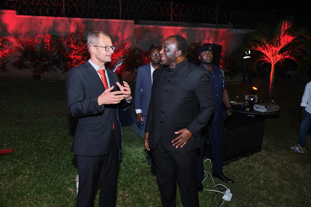 H.E. Philipp Stalder and Honorable Alan Kwadwo Kyeremanteng