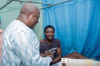 Mahama visits Ayawaso West Wuogon by-election victims
