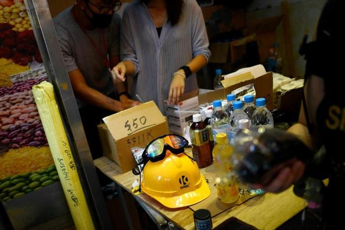 Hong Kong's protesters have been gearing up with increasingly protective levels of equipment as clashes become more violent