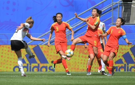 Giulia Gwinn fired the only goal of the game through a forest of Chinese defenders