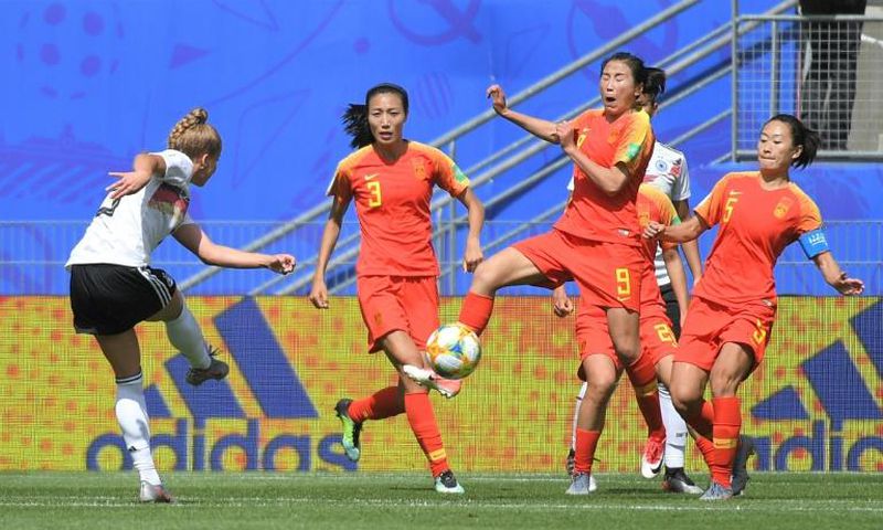 Giulia Gwinn fired the only goal of the game through a forest of Chinese defenders