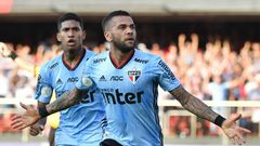 Dani Alves joined Sao Paulo in August after spells with some of Europe's top clubs