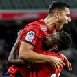 Netherlands international Anwar El Ghazi (left) has joined Premier League club Aston Villa on a permanent deal from Lille