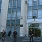 Moldovan police forces were guarding the government headquarters in the capital Chisinau