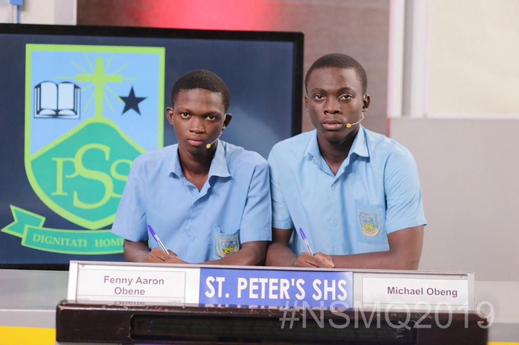 St Peter's SHS contestants