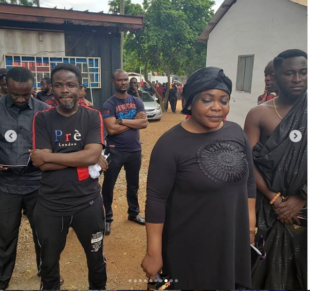 Dan K Yeboah, Mavis Amanor and Sintim Koree 'Chaskele at Kofi Appiah's funeral