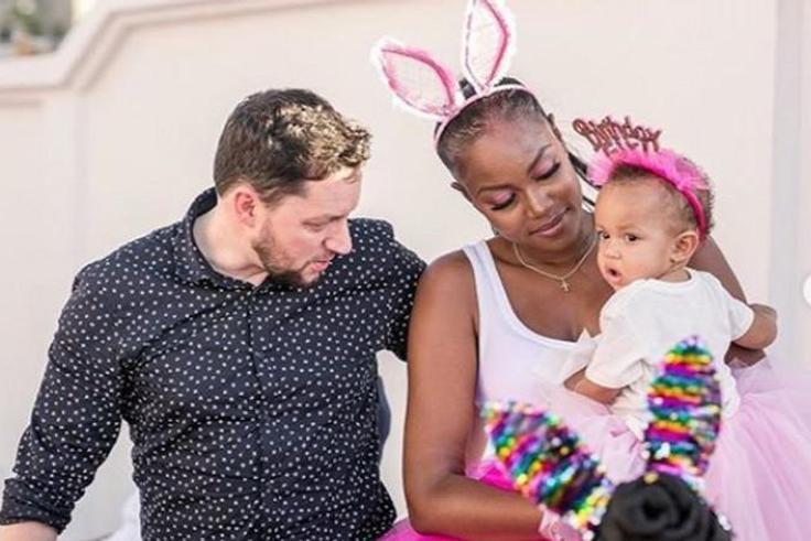 Yvonne Nelson, Jamie Roberts and their daughter