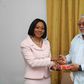 Former President Jerry John Rawlings  with EC boss Jean Mensa