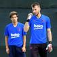 Barcelona signed Neto (right) from Valencia in June.