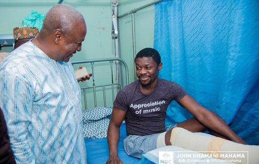 Mahama visits Ayawaso West Wuogon by-election victims
