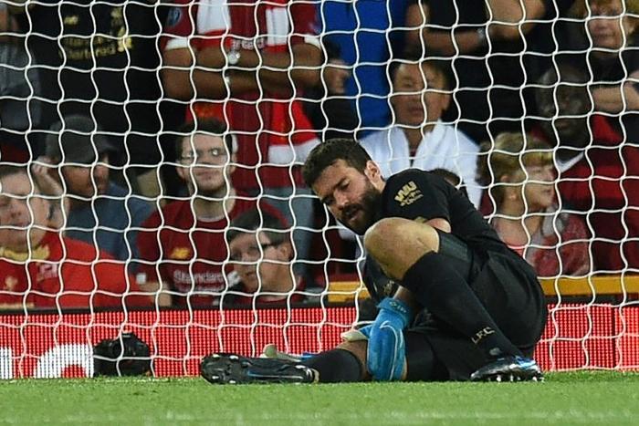 Liverpool's Brazilian goalkeeper Alisson Becker will be out for the next few weeks