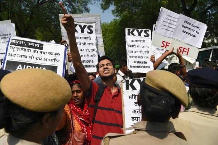 Indian activists frequently hold protests to denounce police inaction while investigating sexual crimes