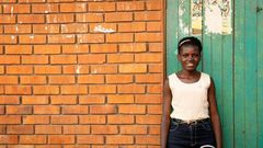 This Plan International photo released by the NGO Safer Cities shows 19 year-old Faridah in Kampala