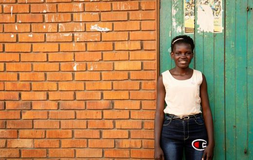 This Plan International photo released by the NGO Safer Cities shows 19 year-old Faridah in Kampala