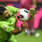 Patricio suffered a facial injury in the first half