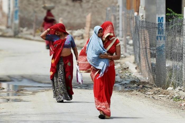 Northern India has been hit by scorching temperatures and drought