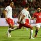 African superstar Mohamed Salah (R) playing for Egypt against Tunisia in a 2019 Africa Cup of Nations qualifier