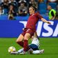 Lucy Bronze in action for England in their 1-0 win over Argentina in Le Havre