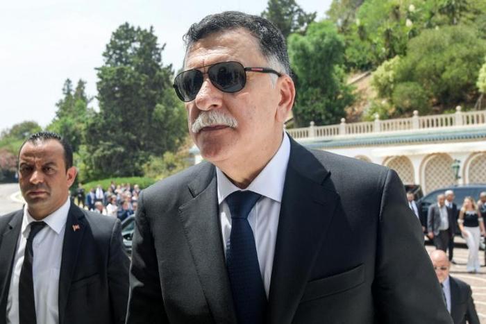 Libya's UN-recognised Prime Minister Fayez al-Sarraj