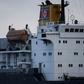 A North Korean ship is docked in November 2017 at Rajin port, near North Korea's border city of Rason, adjacent to Russia and China