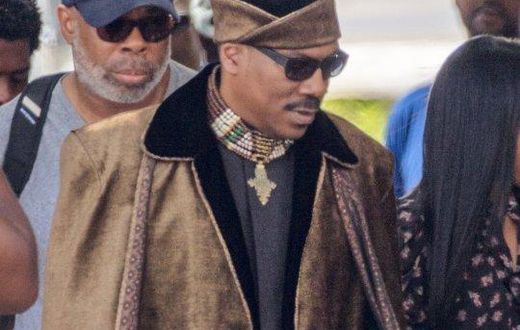 BTS Photos: Eddie Murphy, Arsenio Hall, others spotted on the set of “Coming to America 2”
