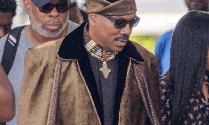 BTS Photos: Eddie Murphy, Arsenio Hall, others spotted on the set of “Coming to America 2”